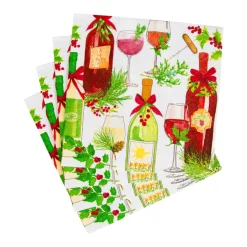 A Christmas Toast Boxed Cocktail Napkins - 40 Per Box