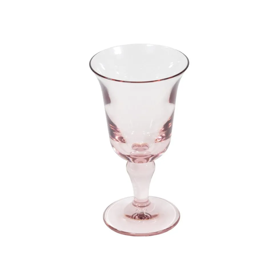 Acrylic Flared Light Rose Water Glass - 1 Water Glass