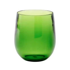 Acrylic 12oz Tumbler Glass in Emerald - 6 Each