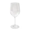 Acrylic 12oz White Wine Glass in Crystal Clear - 6 Each
