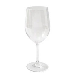Acrylic 12oz White Wine Glass in Crystal Clear - 6 Each