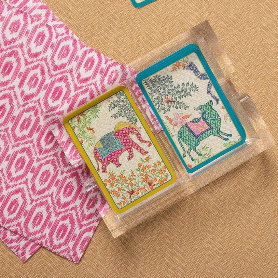 Acrylic Playing Card Holder - 1 Each
