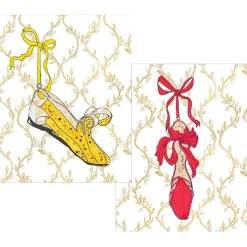 A History of Shoes Assorted Foil Boxed Note Cards - 10 Note Cards & 10 Envelopes
