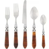 Aladdin Antique Tortoiseshell Five-Piece Place setting