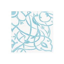 Algarve Aqua Paper Linen Boxed Cocktail Napkins - 30 Per Package