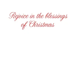Angel In Red Dress With Trumpet C-Sized Boxed Christmas Cards - 12 Cards & 13 Envelopes