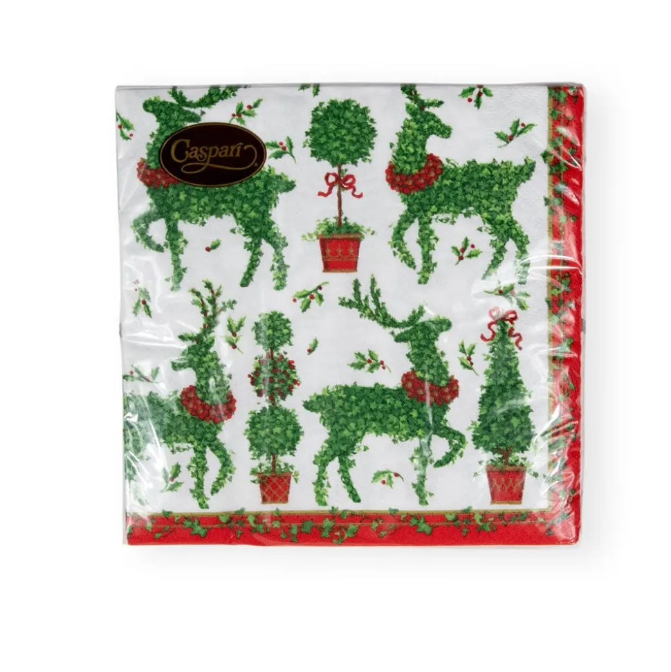 Animal Topiaries Paper Luncheon Napkins - 20 Per Package
