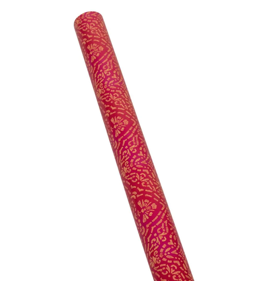 Annika Fuchsia & Coral Gift Wrapping Paper - 30 x 8' Roll