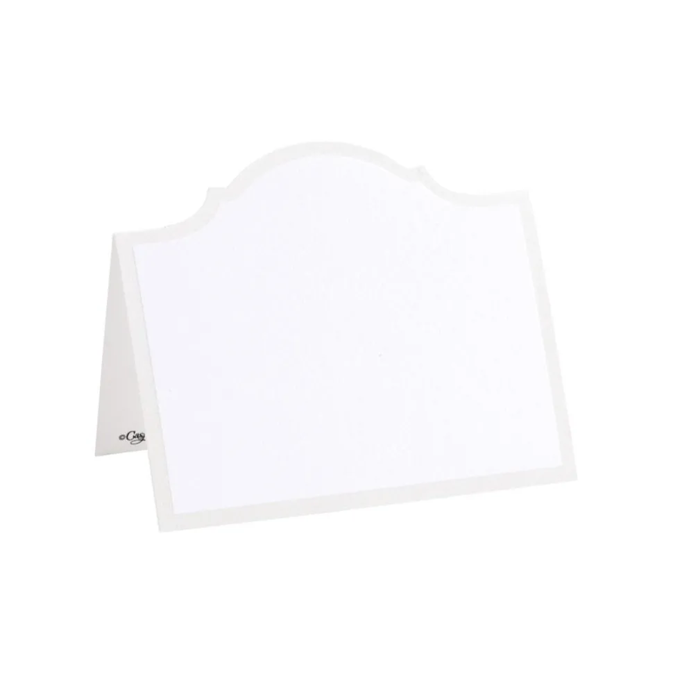 Arch Die-Cut Place Cards in Pearl Foil - 8 Per Package