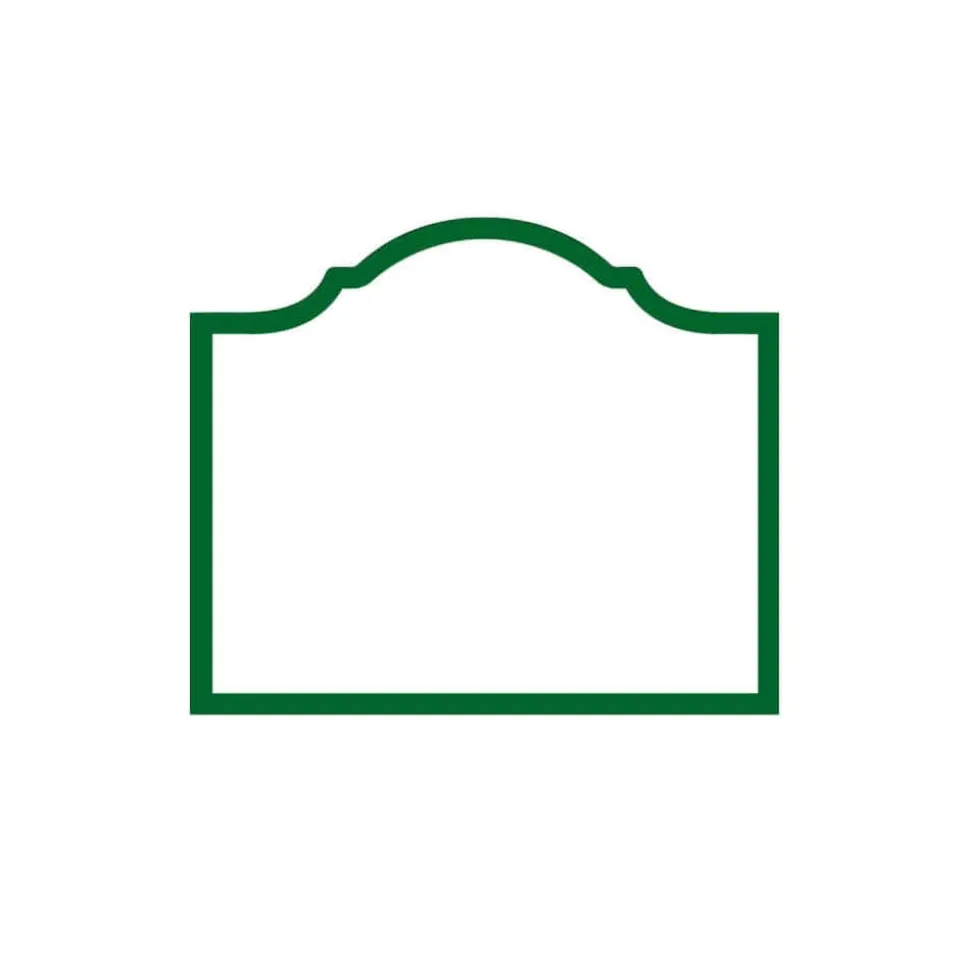 Arch Hunter Green Place Cards - includes 8 Place Cards