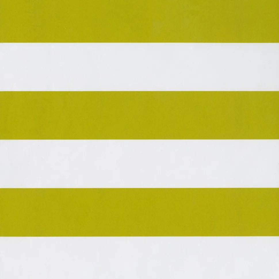 Awning Stripe Chartreuse & White Roll Wrap - includes 1 Roll Wrap