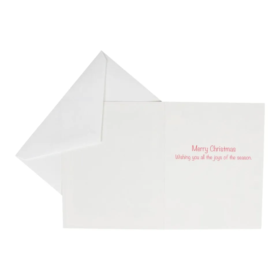 Baby Angel With Wreath Petite Boxed Christmas Cards - includes 15 cards & envelopes