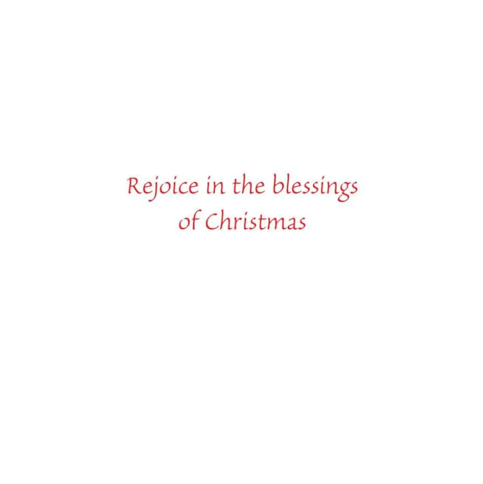 Baby In Manger Petite Boxed Christmas Cards - includes 15 cards & envelopes