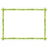 Bamboo Border Green Correspondence Cards - 12 Per Package
