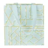 Bamboo Screen in Robin's Egg Small Square Gift Bags - One Gift Bag Included