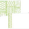 Bamboo Screen-Moss Green Correspondence Cards - 12 Card & Envelopes