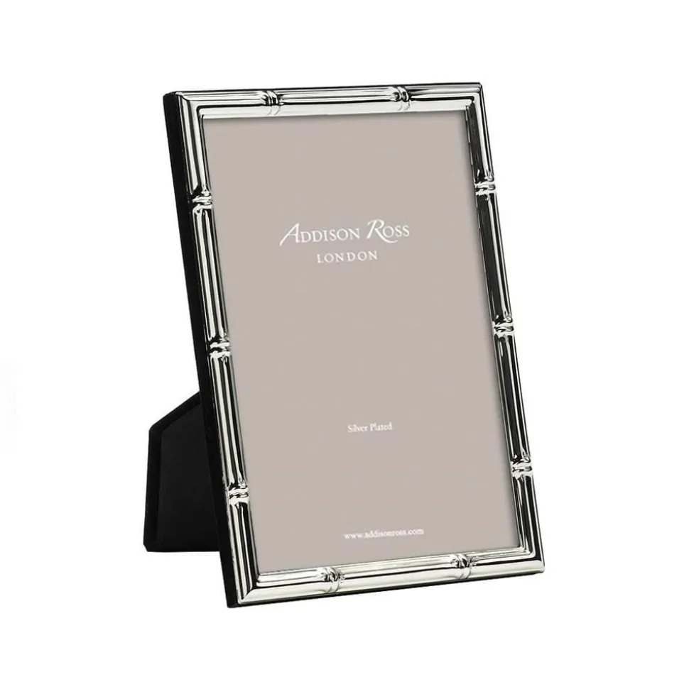 Bamboo 4" x 6" Picture Frame in Silver - 1 Each