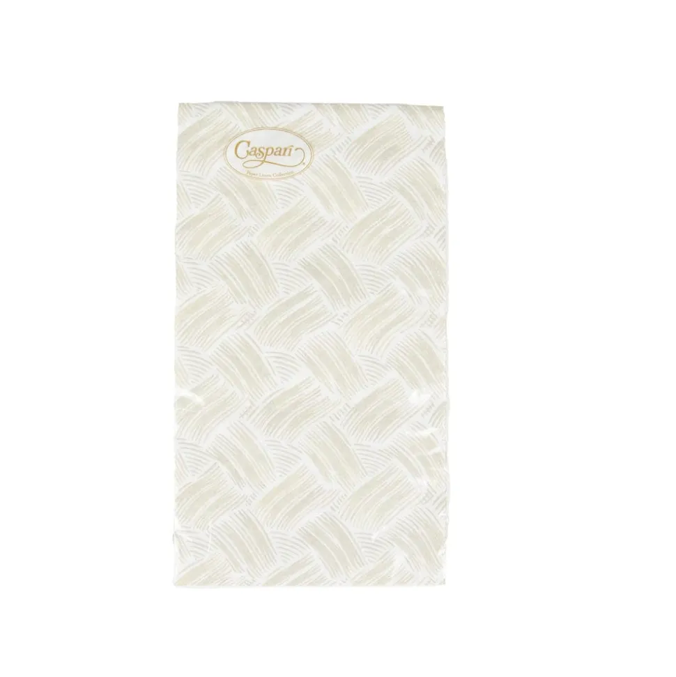 Basketry Flax Paper Linen Guest Towel Napkins - 12 Per Package