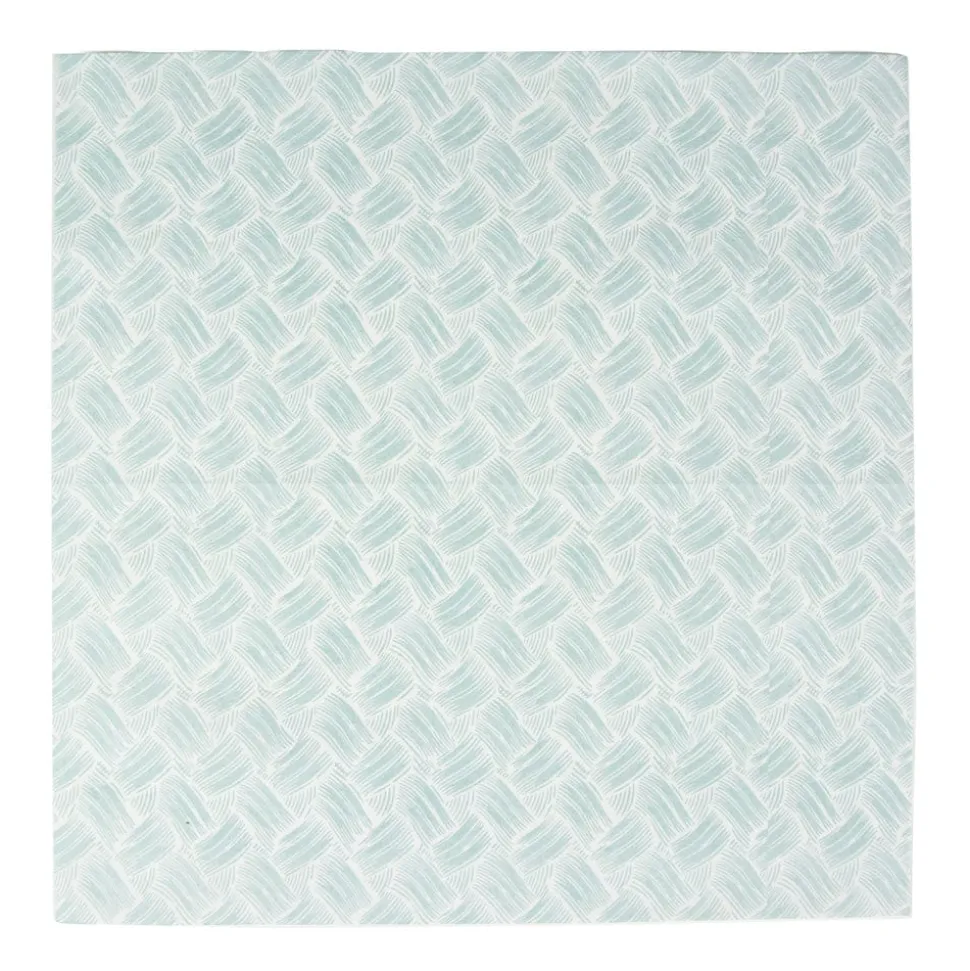 Basketry Mist Paper Linen Dinner Napkins - 12 Per Package