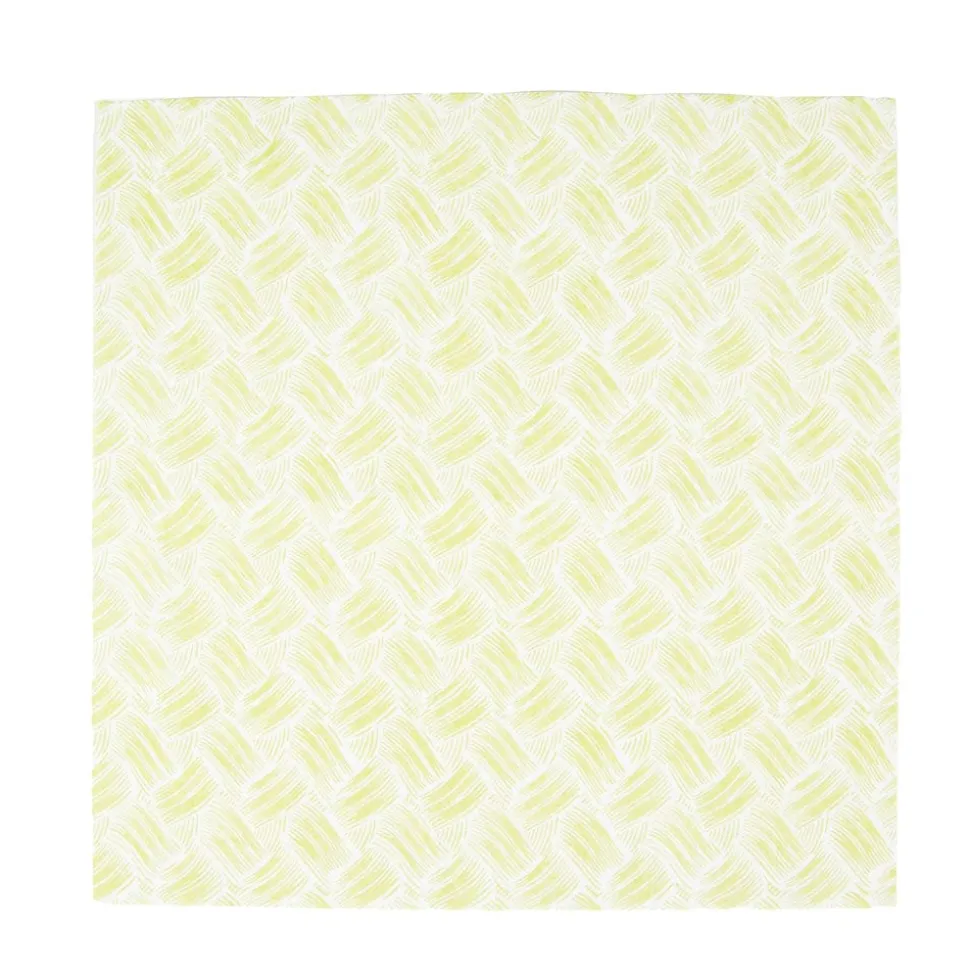 Basketry Moss Green Paper Linen Luncheon Napkins - 15 Per Package