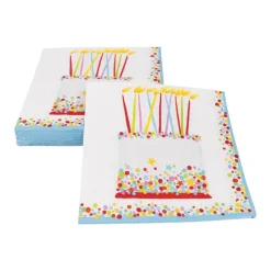 Birthday Cake Luncheon Napkins - 20 Per Package