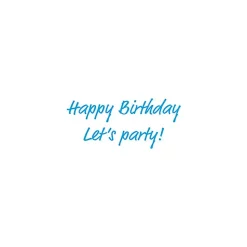 Birthday Party Animals - Set Of Six Greeting Cards And Envelopes
