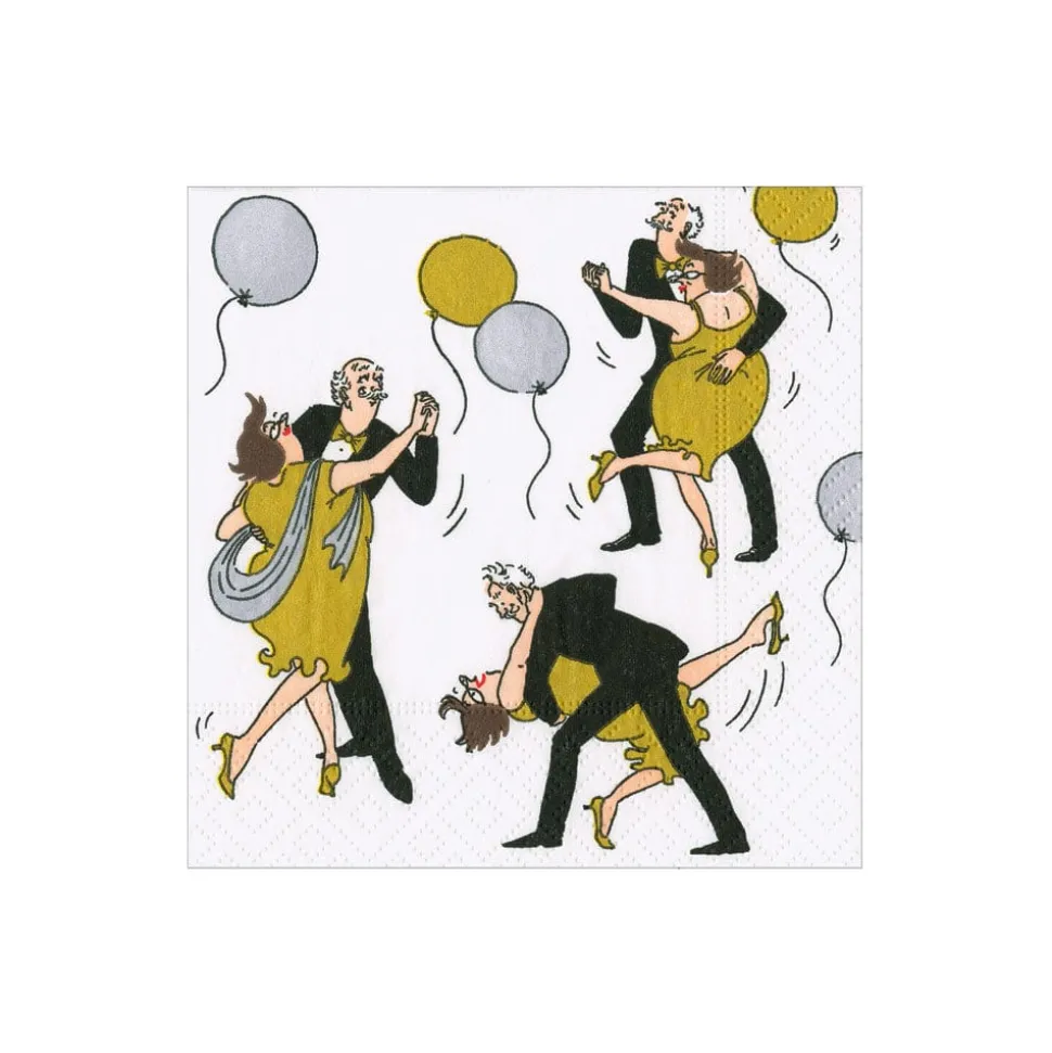 Boogie Woogie Cocktail Napkins - includes 20 Cocktail Napkins