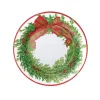 Boxwood and Berries Wreath Paper Salad & Dessert Plates - 8 Per Package