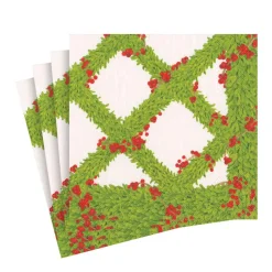 Boxwood Trellis Paper Luncheon Napkins - 20 Per Package