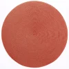 Braided Round Placemat in Gold & Red - 1 Each