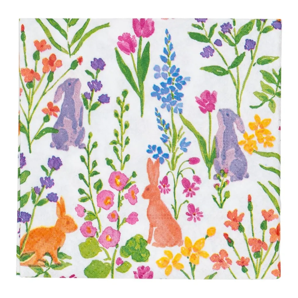 Bunny Field Cocktail Napkins - 20 Per Package