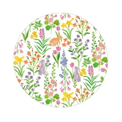 Bunny Field Paper Salad & Dessert Plates - 8 Per Package