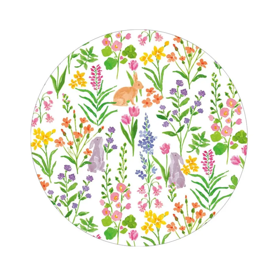 Bunny Field Paper Salad & Dessert Plates - 8 Per Package