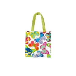 Butterflies Small Square Gift Bags - 1 Each