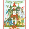 Christmas Birdhouse Classic Boxed Christmas Cards - includes 15 cards & envelopes