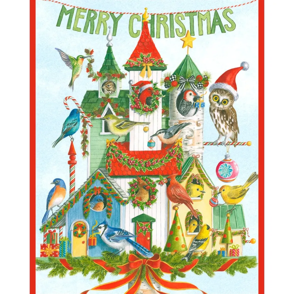 Christmas Birdhouse Personalized Christmas Cards