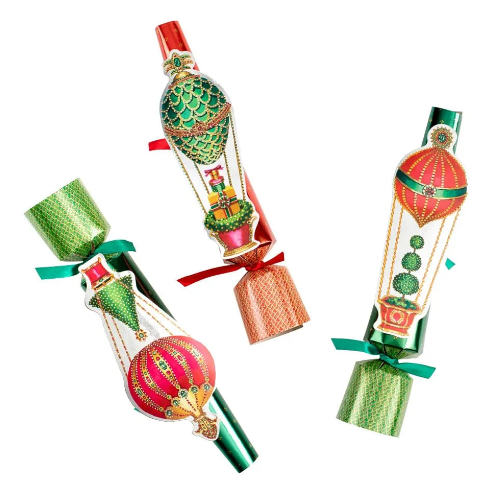 Christmas In The Air 10" Luxury Cone Crackers - 8 per box