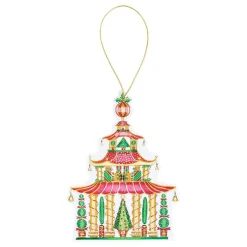 Christmas Pagoda Decorative Die-Cut Gift Tags - 4 Per Package