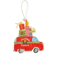 Christmas Rush Decorative Die-Cut Gift Tag - 4 Per Package