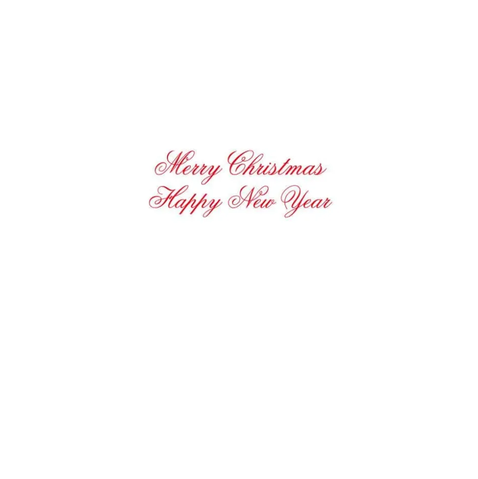 Christmas Tree Embossed Large Boxed Christmas Cards - includes 10 cards & envelopes