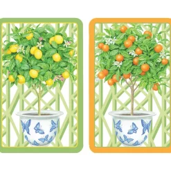 Citrus Topiaries Playing Cards - 2 Decks Included