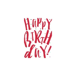 Classic Birthday - Set Of Six Greeting Cards And Envelopes