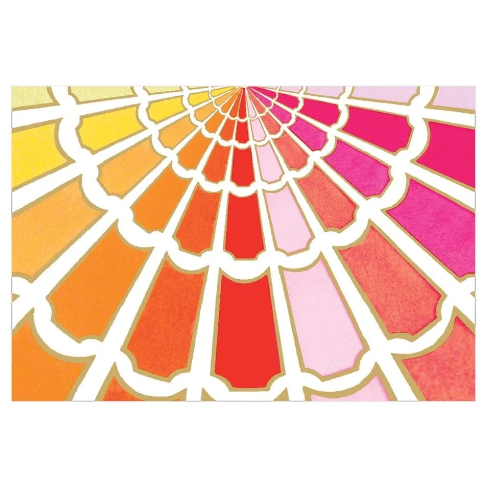 Color Wheel Die-Cut Place Cards - 8 Per Package