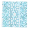 Coral And Trellis Robin's Egg Boxed Cocktail Napkins - 40 Per Box