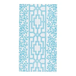 Coral And Trellis Robin's Egg Guest Towel Napkins - 15 Per Package