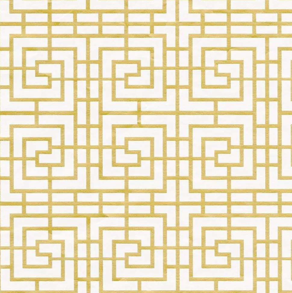 Coromandel Gift Wrapping Paper in Pearl - 30" x 8' Roll