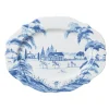 Country Estate 18.5" Platter - Delft Blue