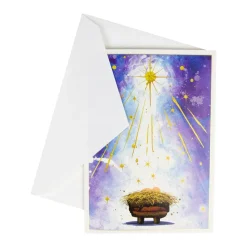 Creche Small Boxed Christmas Cards - includes 15 cards & envelopes