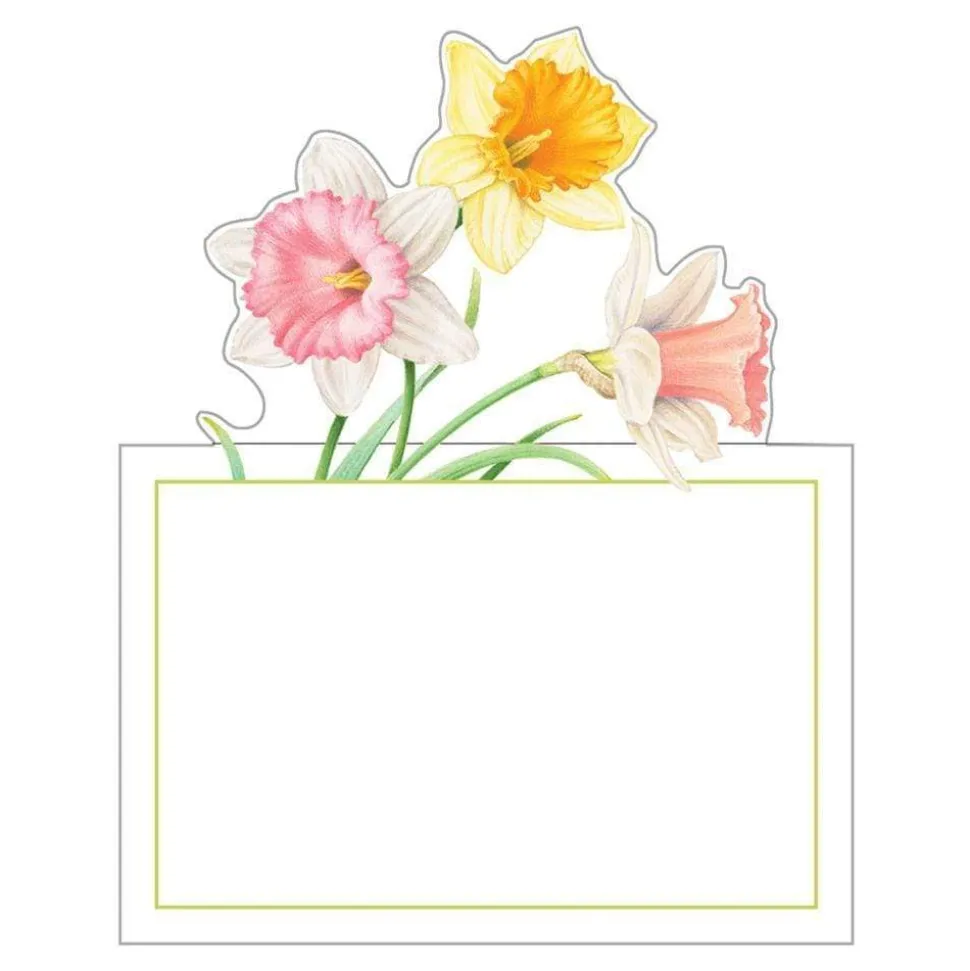Daffodil Waltz Place Cards Die Cut Package 8 In