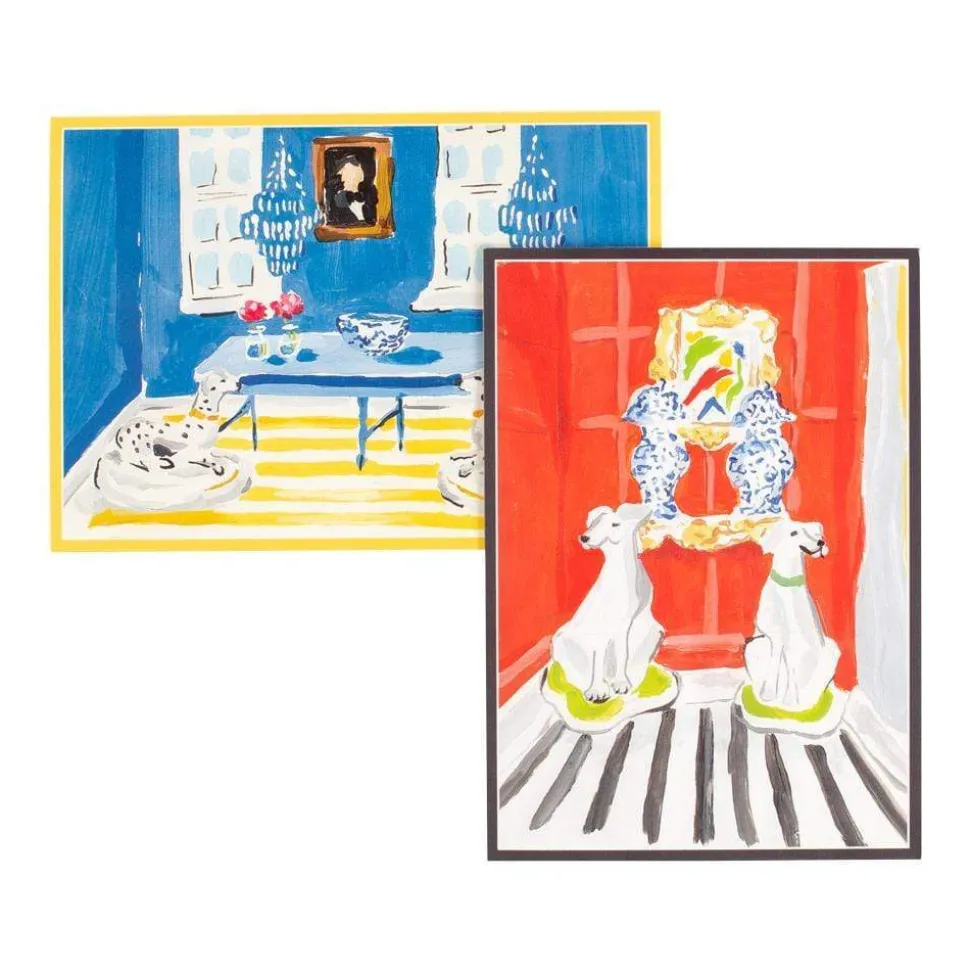 Dana Gibson Interiors Boxed Note Cards - 8 Note Cards & 8 Envelopes